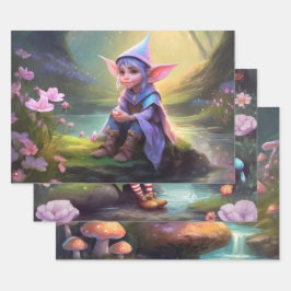 Hoja De Papel De Regalo Elves