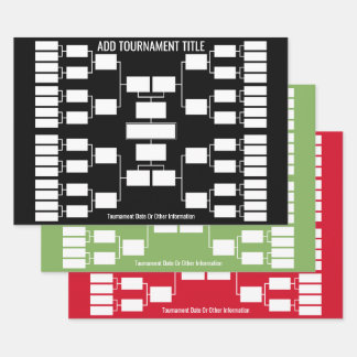 Hoja De Papel De Regalo Empieza el Torneo Deportivo para 32 equipos