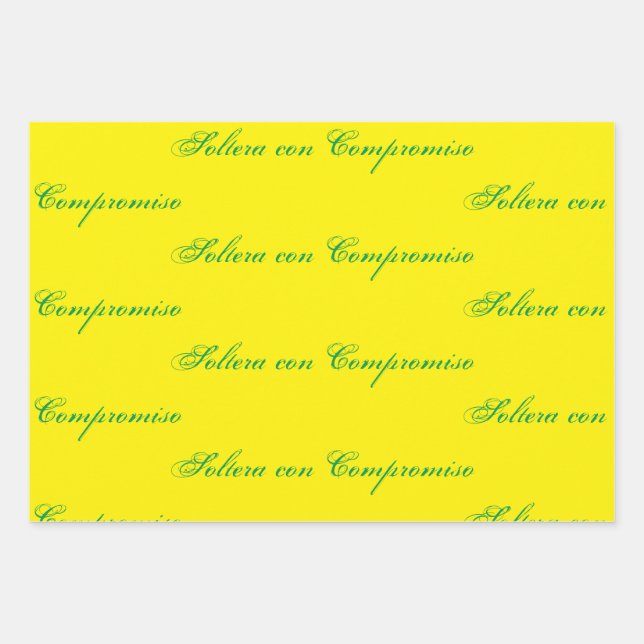 Hoja De Papel De Regalo empoderamiento (Anverso)