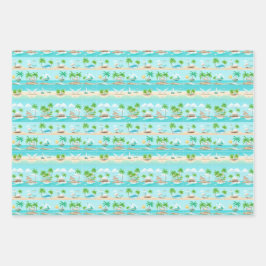 Hoja De Papel De Regalo En los trópicos