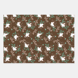 Hoja De Papel De Regalo Encantador té delicioso