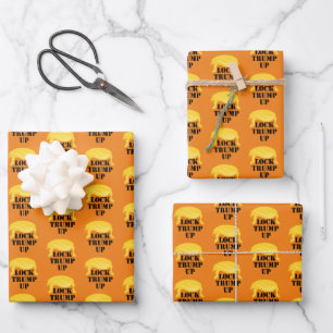 Hoja De Papel De Regalo Encerrar a Trump Patrón
