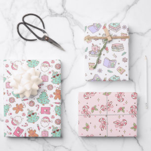 Hoja De Papel De Regalo Enfermera Navidad