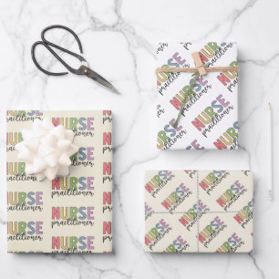 Hoja De Papel De Regalo Enfermero Profesional de enfermería NP Graduación