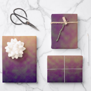 Hoja De Papel De Regalo Ensoñación del Crepúsculo Dorado