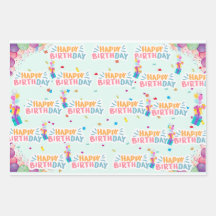 envoltorio de regalo de cumpleaños de Zazzle