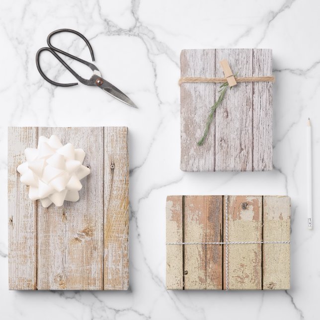 Hoja De Papel De Regalo Envoltura (3 patrones) - Envase2 (Anverso)