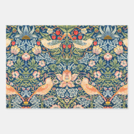 Hoja De Papel De Regalo Envoltura de hoja plana de regalo de fresa de 3