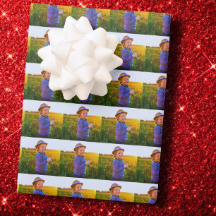 Hoja De Papel De Regalo Envoltura de regalo con foto personalizada, imagen