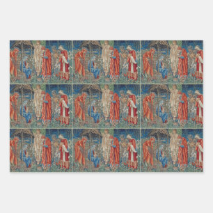 Hoja De Papel De Regalo Envoltura de regalo de Magi, María y Jesús