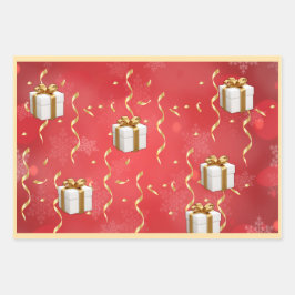 Hoja De Papel De Regalo Envoltura de regalo de Navidad