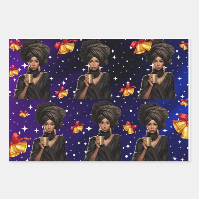 Hoja De Papel De Regalo Envoltura de regalo de reina (Anverso)