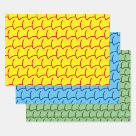 Hoja De Papel De Regalo Envoltura de regalo - Patrones de escamas de pez