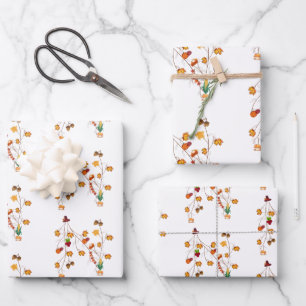 Hoja De Papel De Regalo Envolturas de regalo de Acción de Gracias