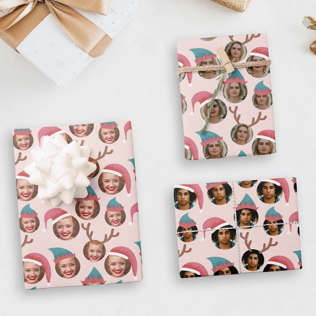 Hoja De Papel De Regalo Equipo de Navidades rosados Tres Personalizados de (Subido por el creador)