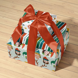 Hoja De Papel De Regalo Equipo de navidades Seis Personalizados de fotos