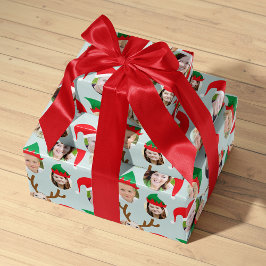 Hoja De Papel De Regalo Equipo de navidades Seis Personalizados de fotos