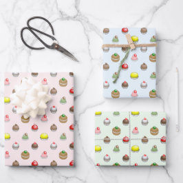 Hoja De Papel De Regalo Es hora de camiseta de pasteles