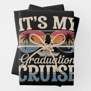 Hoja De Papel De Regalo Es mi crucero de graduación viaje de graduado barc
