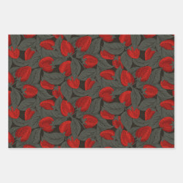 Hoja De Papel De Regalo Escalas diferentes de fresa