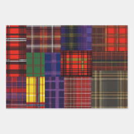 Hoja De Papel De Regalo Escocia Tartan Swatch