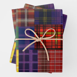 Hoja De Papel De Regalo Escocia Tartan Swatch