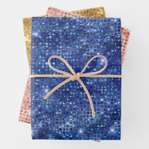 Hoja De Papel De Regalo Esparkle de las secuencias falsas