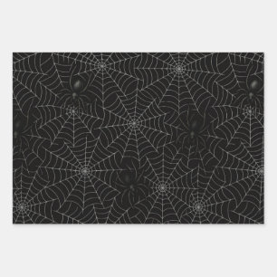 Hoja De Papel De Regalo Espeluznante Creepy Spider Halloween