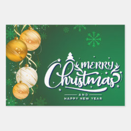 Hoja De Papel De Regalo Espíritu de Navidades mágicos - Diseño festivo