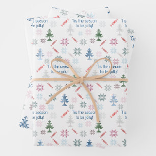 Hoja De Papel De Regalo ¡Esta es la temporada para ser alegre! Navidades c