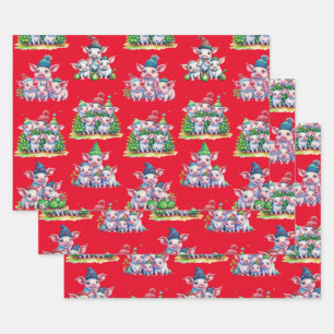 Hoja De Papel De Regalo Establecer como no en el ajuste de regalo de los N