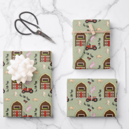 Hoja De Papel De Regalo Este Pequeño Piggy