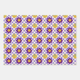 Hoja De Papel De Regalo Estética Trippy Psicodélico Inusual Quirky