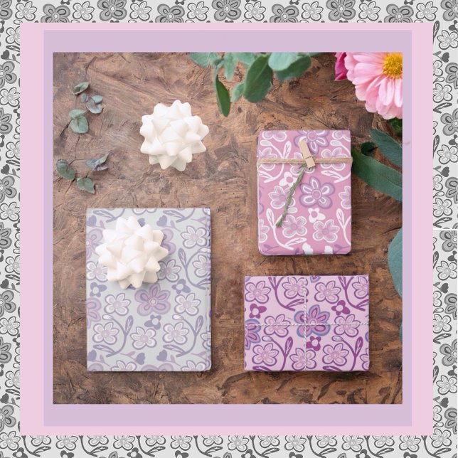 Hoja De Papel De Regalo Estilo floral especial de mezcla (Subido por el creador)