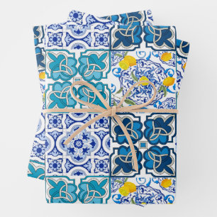 Hoja De Papel De Regalo estilo italiano, vibrante