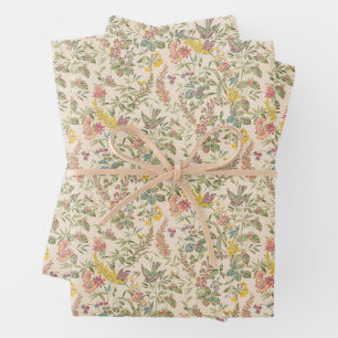 Hoja De Papel De Regalo Estilo Shabby Chic Floral