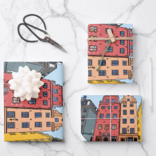 Hoja De Papel De Regalo Estocolmo Suecia