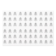 Estrella de nieve del árbol de Navidad Black White