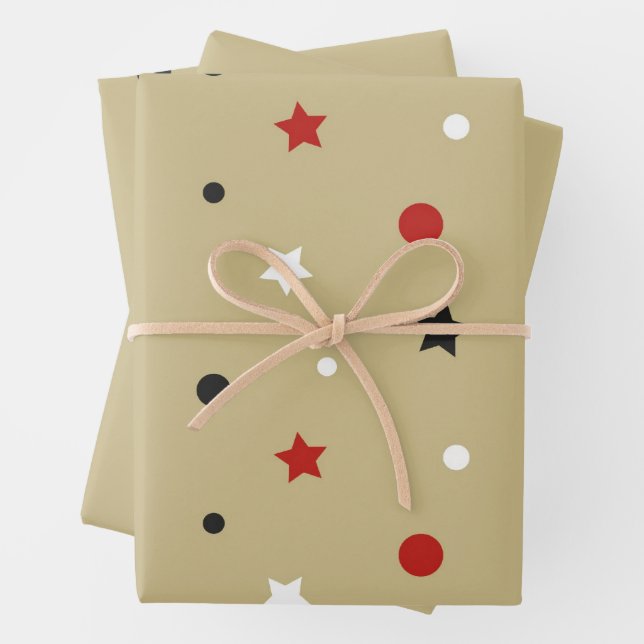 Hoja De Papel De Regalo Estrellas (In situ)