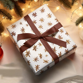 Hoja De Papel De Regalo Estrellas acuáticas - ámbar