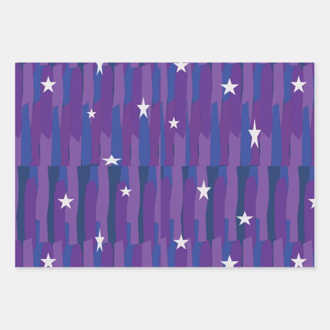 Hoja De Papel De Regalo estrellas de mi suerte. (Anverso)