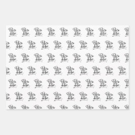 Hoja De Papel De Regalo Estudiante Med Médico futuro personalizado