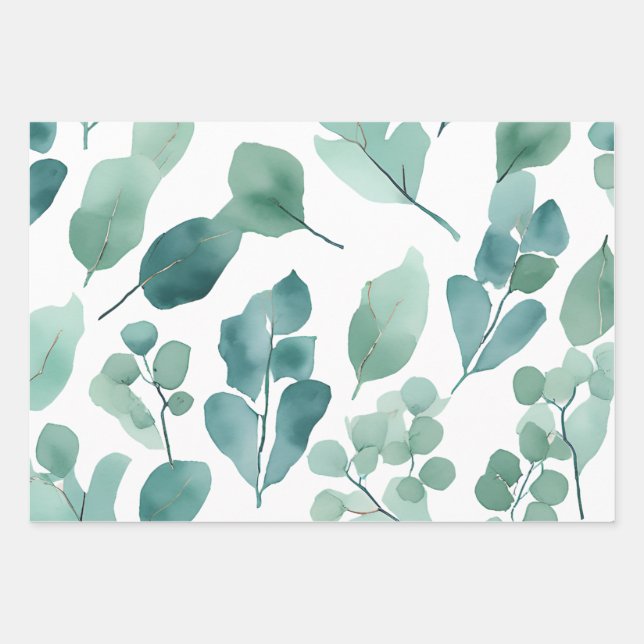 Hoja De Papel De Regalo Eukalytusbecher (Anverso)