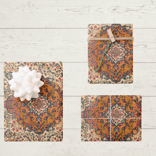 Hoja De Papel De Regalo Exquisito patrón de alfombras persas (Subido por el creador)