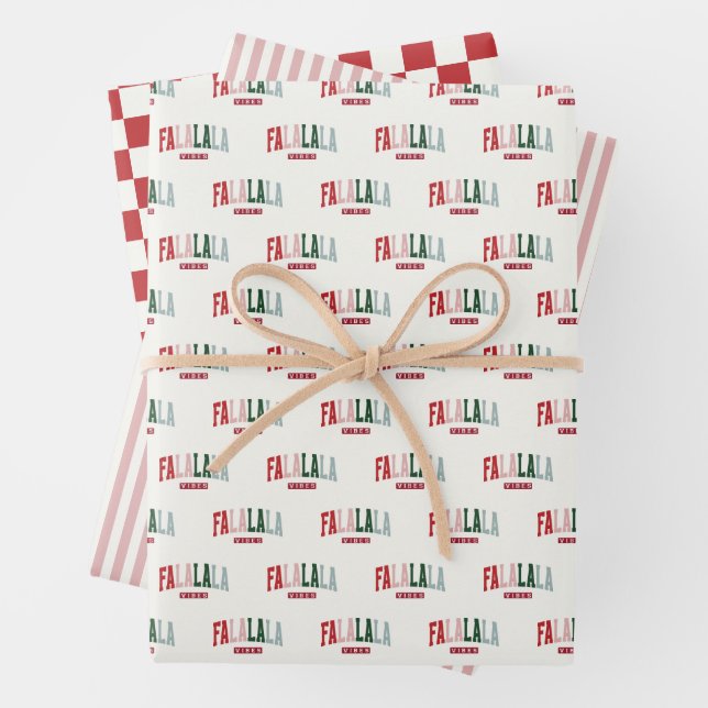 Hoja De Papel De Regalo FALALALA VIBES Holiday (In situ)