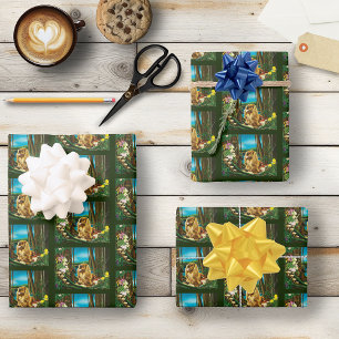 Hoja De Papel De Regalo Fantasía del rey Charles Spaniel Sprite