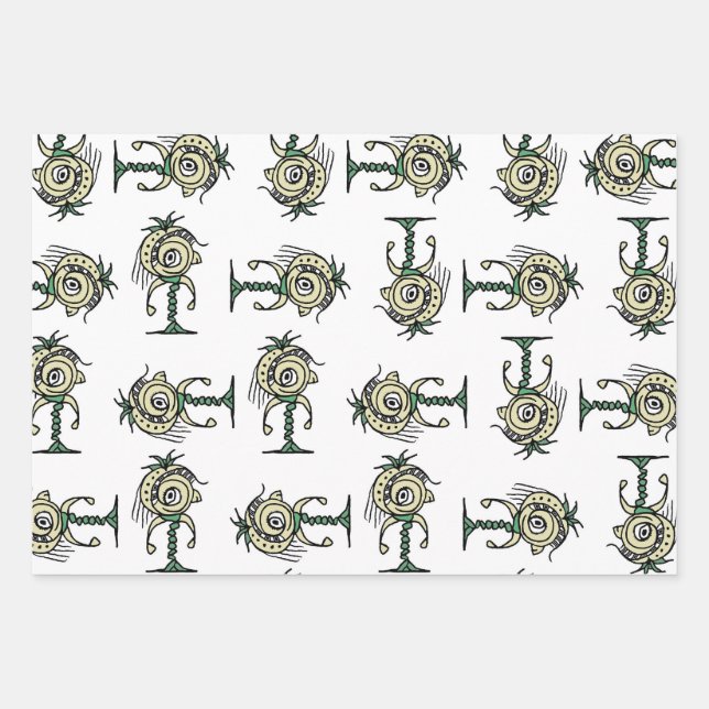 Hoja De Papel De Regalo Fantasía orgullo alienígena robot modelo de person (Anverso)