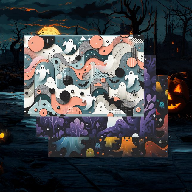 Hoja De Papel De Regalo Fantasma Con El Más (Subido por el creador)