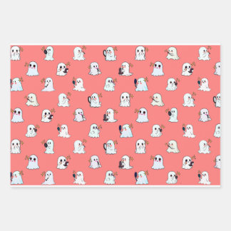 Hoja De Papel De Regalo Fantasma MUA Fantasma Artista Cuto Regalo