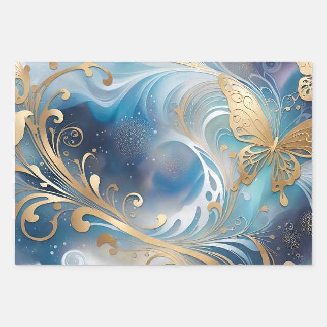 Hoja De Papel De Regalo Fauna 1 - 001 (Anverso)